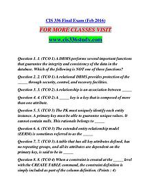 CiS 336 STUDy Learn Do Live /cis336study.com