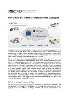 How C4R and BIM 360 Provide Improvements to AEC Projects