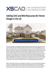 Adding CAD and BIM Resources for Home Design in the US