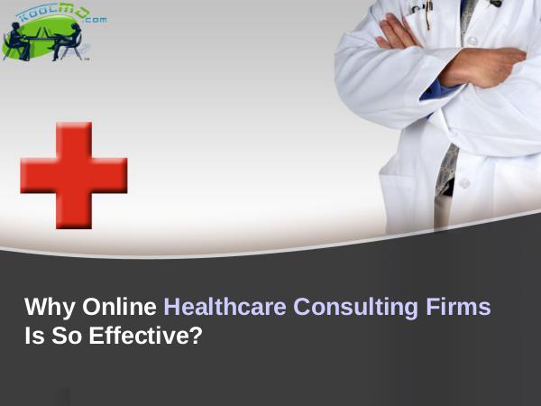 healthcare consulting firms