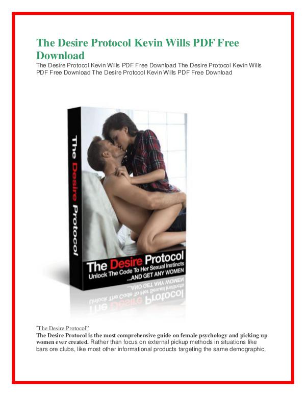 The Desire Protocol PDF Free Download The Desire Protocol PDF Free Download