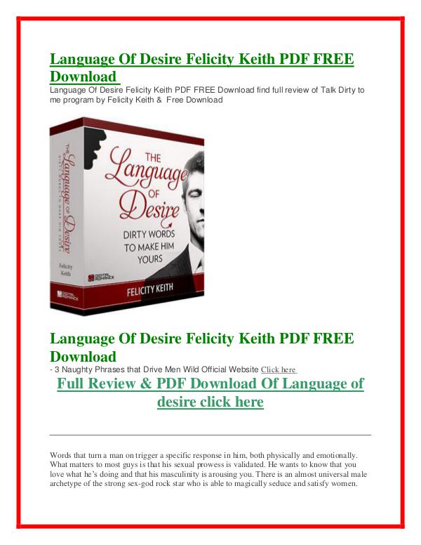 Language Of Desire PDF Free Download Language Of Desire PDF Free Download