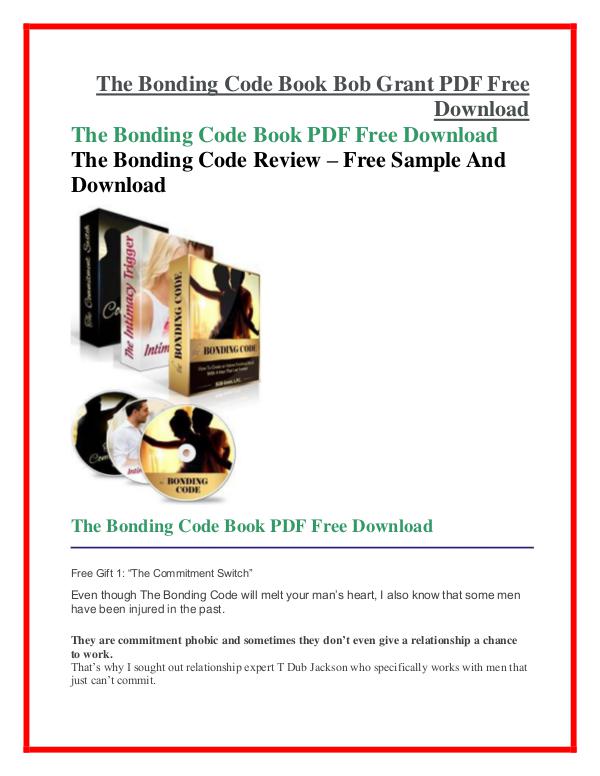 The Bonding Code  PDF Free Download The Bonding Code PDF Free Download