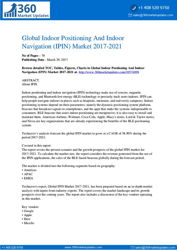 Market Research Indoor-Positioning-And-Indoor-Navigation-IPIN-Mark
