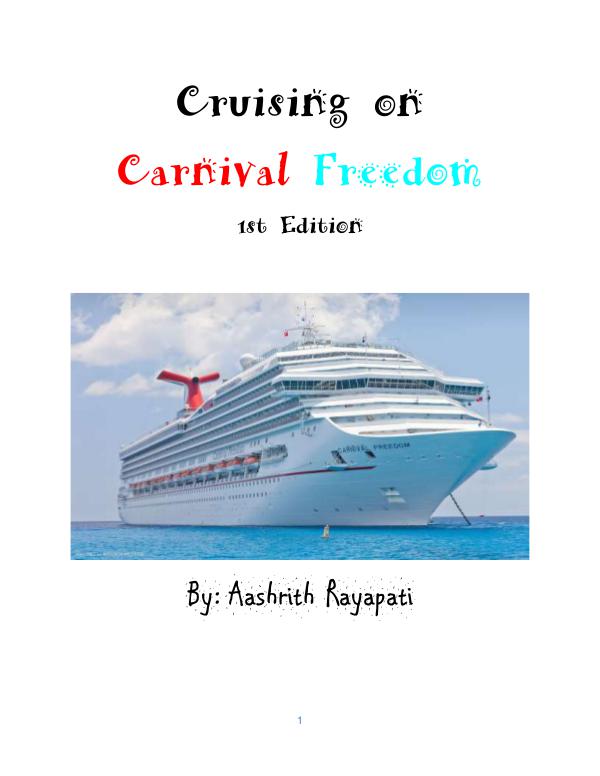 Crusing On Carnival Freedom Cruising_on_Carnival_Freedom_Book