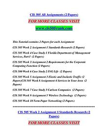 CIS 505 RANK Learn Do Live /cis505rank.com