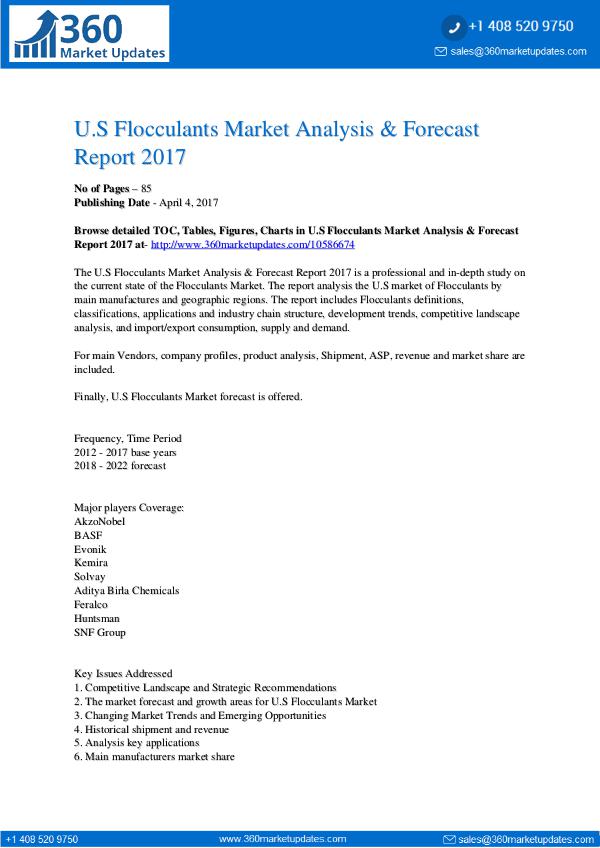 Market Research Reports Flocculants-Market-Analysis-Forecast-Report-2017