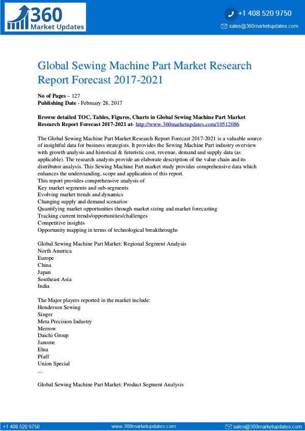 Report- Sewing-Machine-Part-Market-Research-Report-Forecas