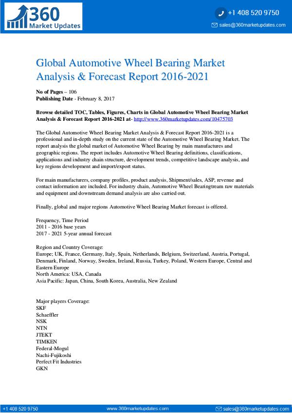 Report- Automotive-Wheel-Bearing-Market-Analysis-Forecast-