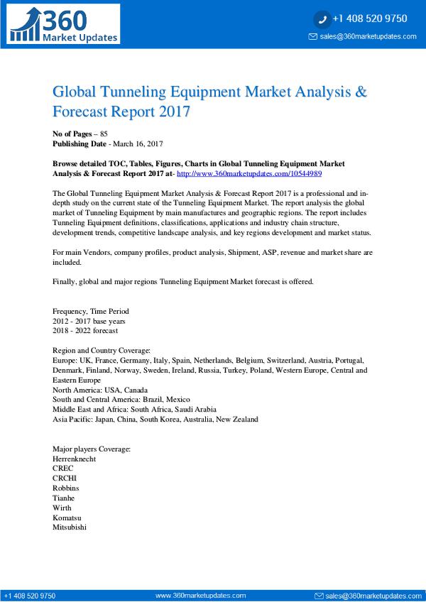 Tunneling-Equipment-Market-Analysis-Forecast-Repor