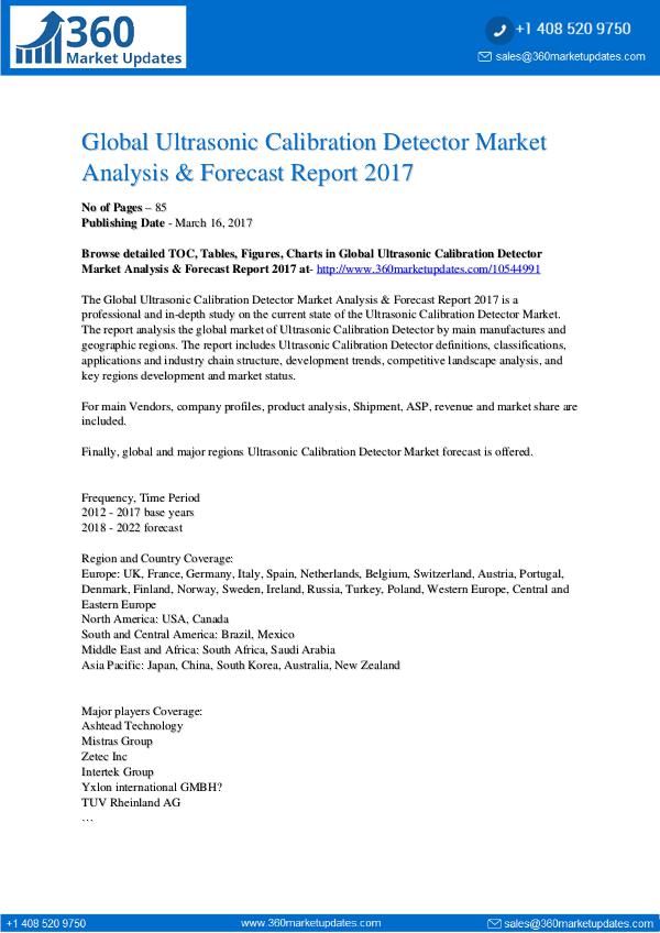 Report- Ultrasonic-Calibration-Detector-Market-Analysis-Fo