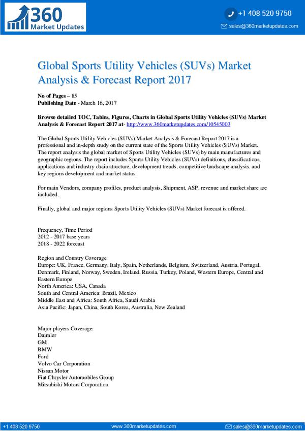 Report- Sports-Utility-Vehicles-SUVs-Market-Analysis-Forec