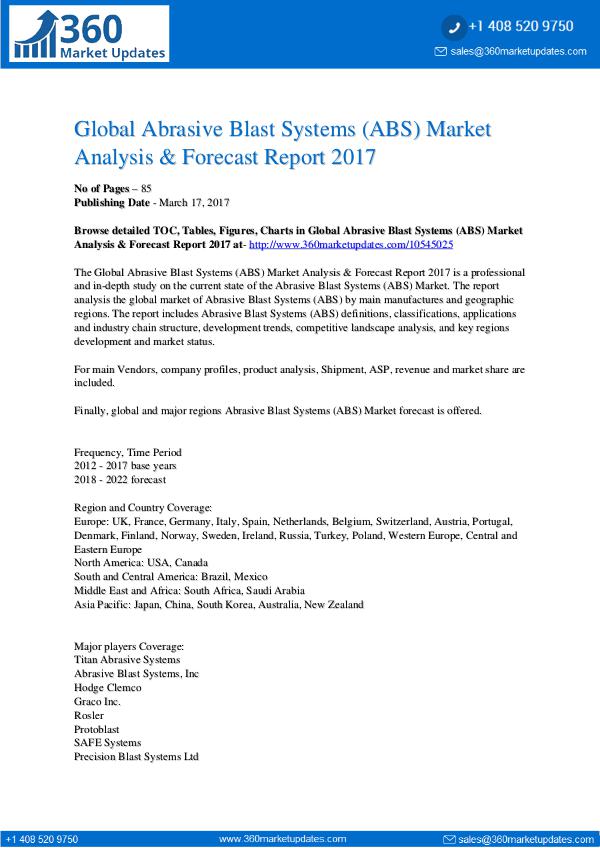 Report- Abrasive-Blast-Systems-ABS-Market-Analysis-Forecas