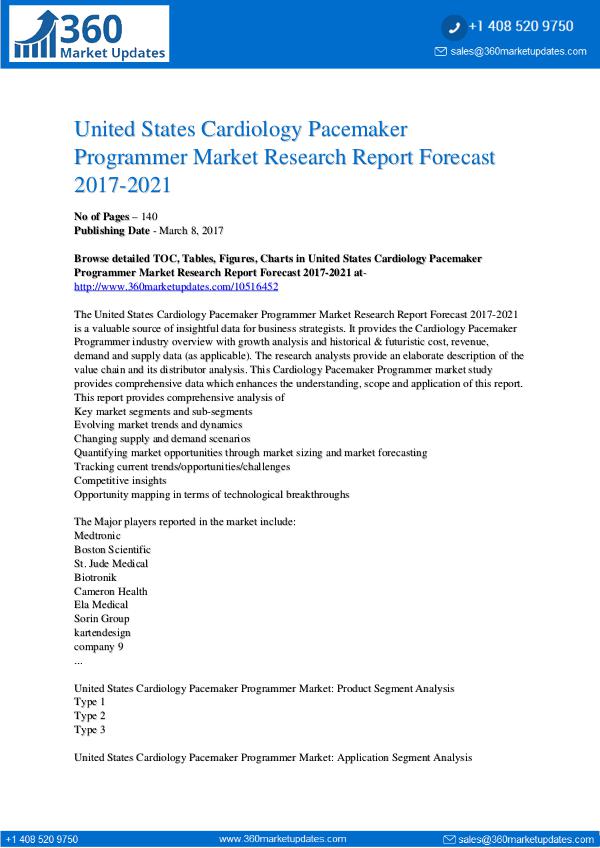 Report- Cardiology-Pacemaker-Programmer-Market-Research-Re