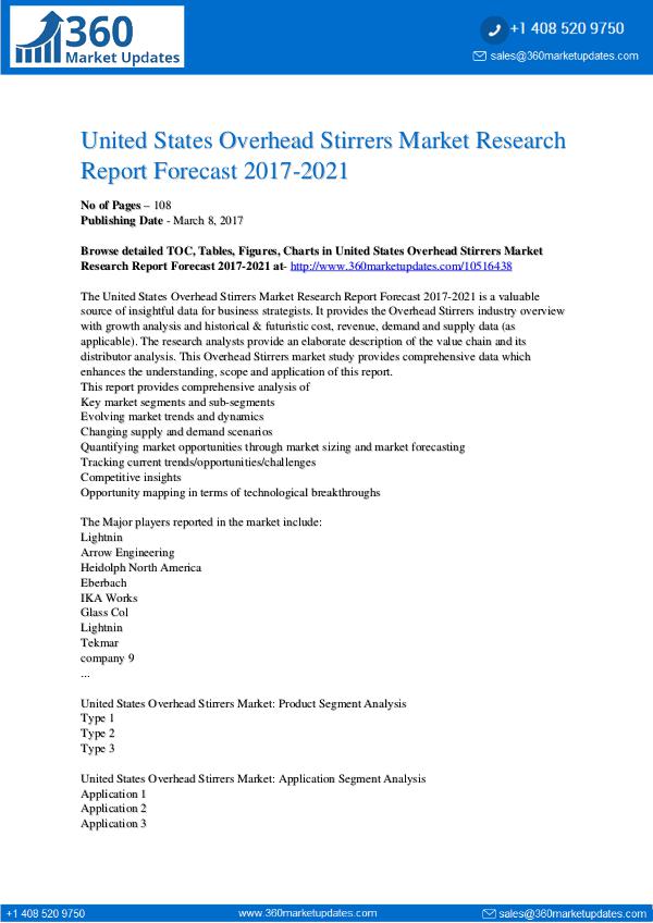 Report- Overhead-Stirrers-Market-Research-Report-Forecast-