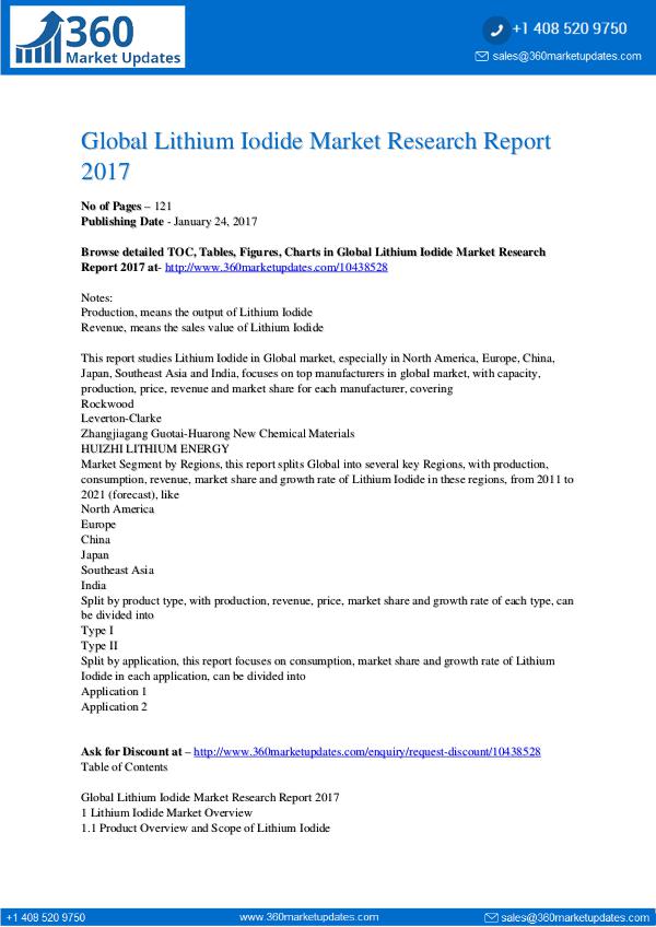 Report- Lithium-Iodide-Market-Research-Report-2017