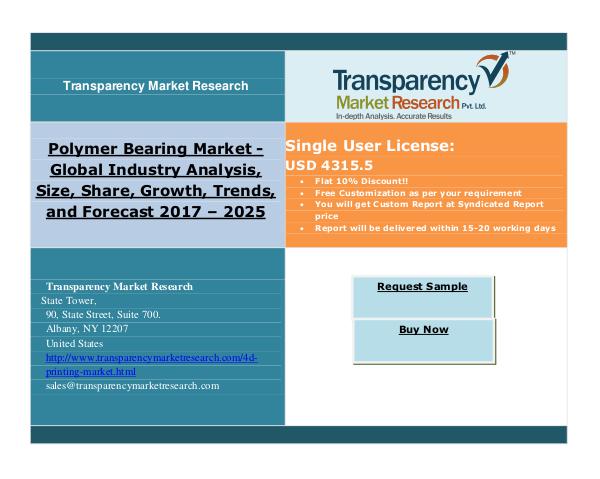 TMR_Research_Reports_2017 Polymer Bearing Market Analysis 2025