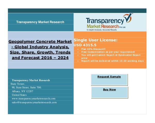 TMR_Research_Reports_2017 Geopolymer Concrete Market Share By 2024