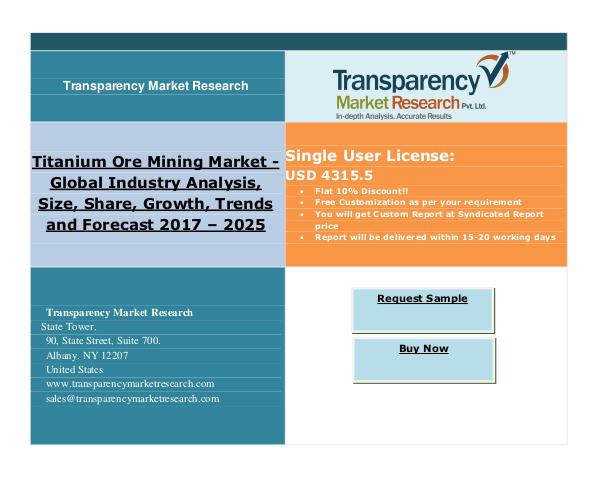 TMR_Research_Reports_2017 Titanium Ore Mining Market Research Report 2025