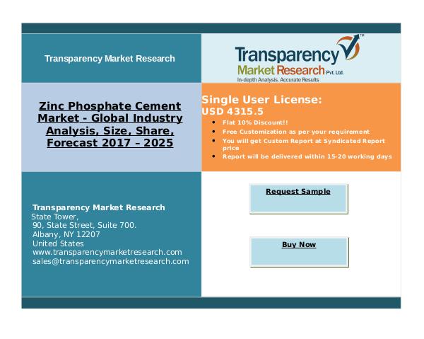 Zinc Phosphate Cement Market 2017 -2025