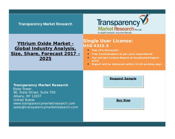 TMR_Research_Reports_2017 Yttrium Oxide Market Expected To Expand By 2017