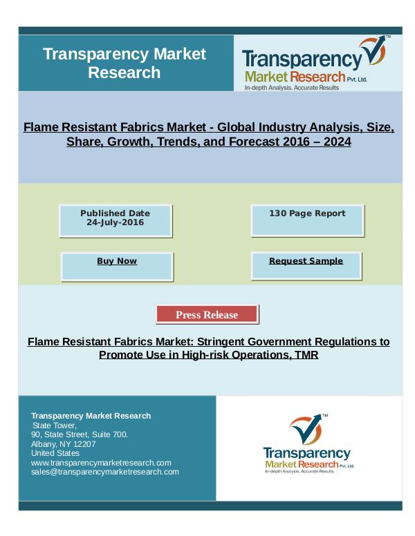 TMR_Research_Reports_2017 Flame Resistant Fabrics Market Analysis 2024