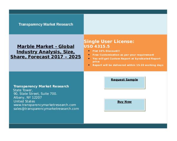 TMR_Research_Reports_2017 Marble Market  - Global Industry Analysis 2025