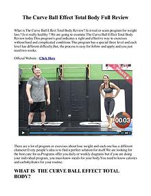The Curve Ball Effect Total Body Workout / Reviews