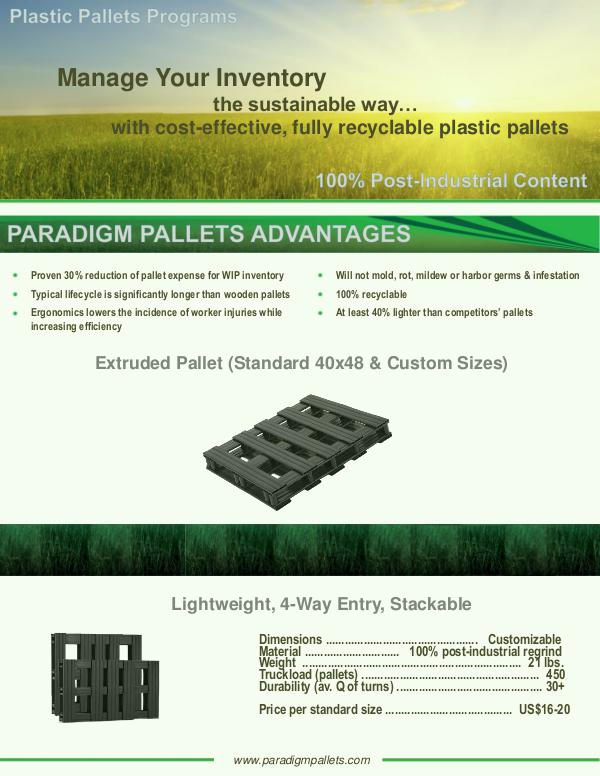 Paradigm Plastic Pallets Introduction