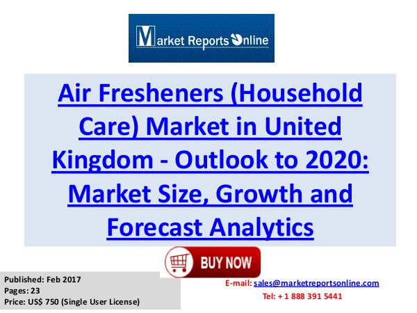 Air Fresheners Market Research Report and Trends Forecasts 2020 Air Fresheners