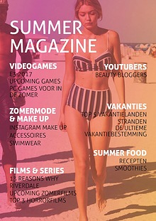 Summer Magazine 2017 door Klas 2 van het St Michael College