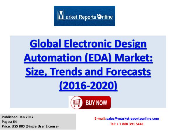 Electronic Design Automation Market Global Analysis 2017 Global Electronic Design Automation (EDA) Market