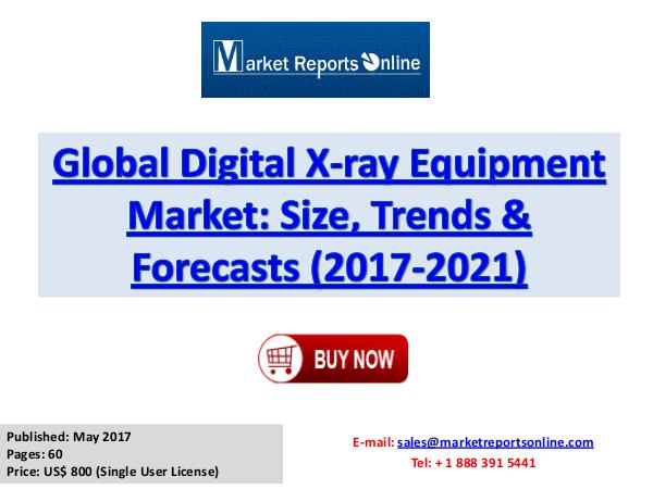 Digital X-ray Equipment Industry Growth Analysis and Forecasts 2021 Digital X-ray Equipment Market Research Report