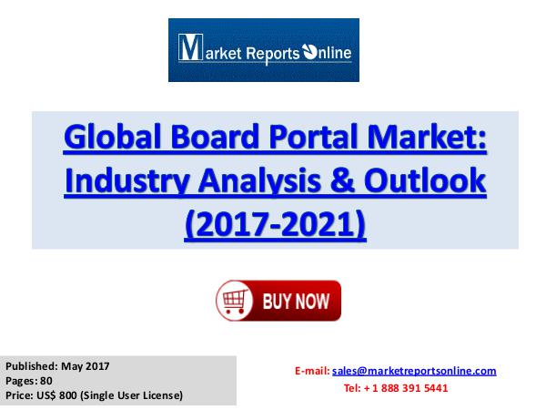 Board Portal Industry Growth Analysis and Forecasts To 2021 Board Portal Market Global Analysis 2017