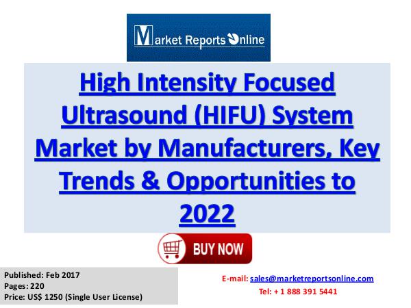 High Intensity Focused Ultrasound System Industry 2017 Market Growth High Intensity Focused Ultrasound System Industry