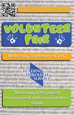 LTU Annual Volunteer Fair 2012 Sept. 2012