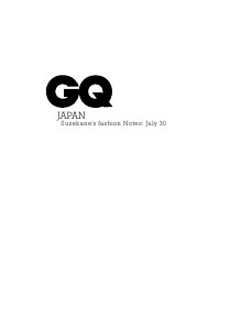 GQ Japan BDev Suzekana