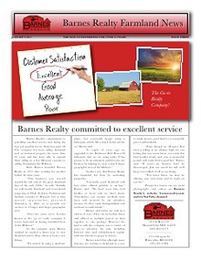 Barnes Realty Newsletters