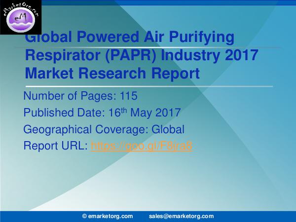 Powered Air Purifying Respirator (PAPR) Market Powered Air Purifying Respirator (PAPR) Market is