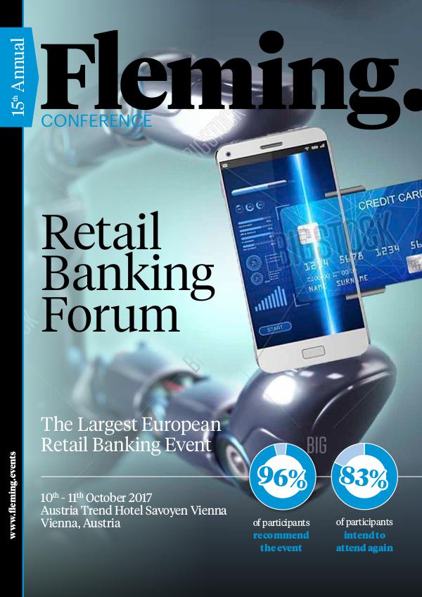 Retail Banking Forum 2017 15th Annual Retail Banking Forum