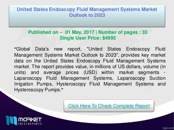 My first Magazine United States Endoscopy Fluid Management Analysis