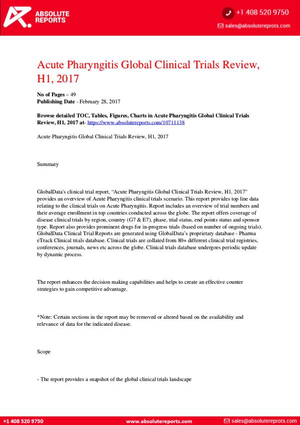 report- Acute-Pharyngitis-Global-Clinical-Trials-Review-H1