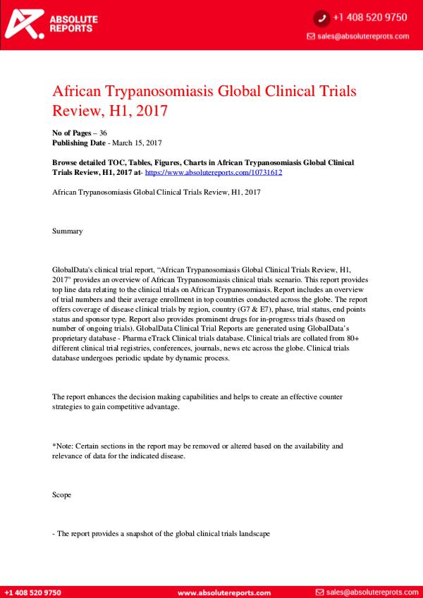report- African-Trypanosomiasis-Global-Clinical-Trials-Rev