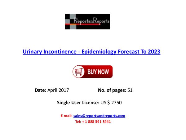 Urinary Incontinence Industry Pipeline Insights, 2017 Urinary Incontinence Market