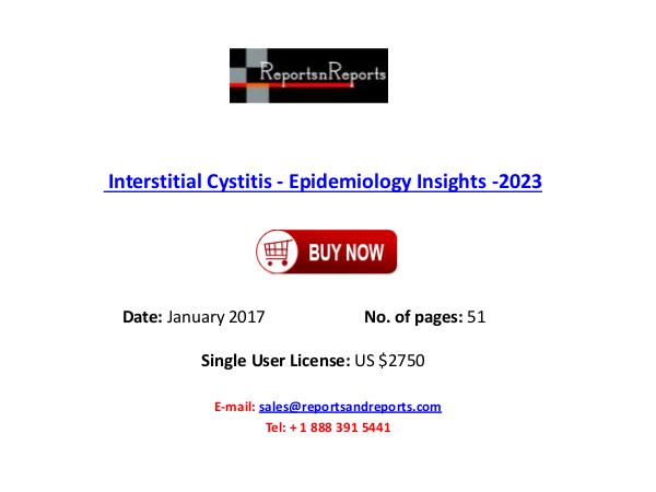 Interstitial Cystitis Industry Growing In the Area of Healthcare Mark Interstitial Cystitis - Epidemiology Insights -202