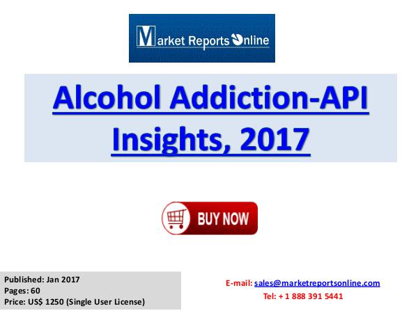 Alcohol Addiction-API Insights, 2017 Alcohol Addiction-API Insights, 2017