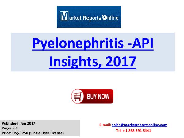 Pyelonephritis API Market Insights 2017 Pyelonephritis-API Insights, 2017