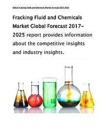 Global Fracking Fluid and Chemicals Market Forecast Report 2017