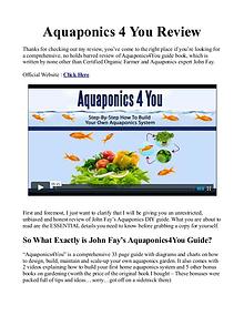 Aquaponics 4 You PDF / Reviews
