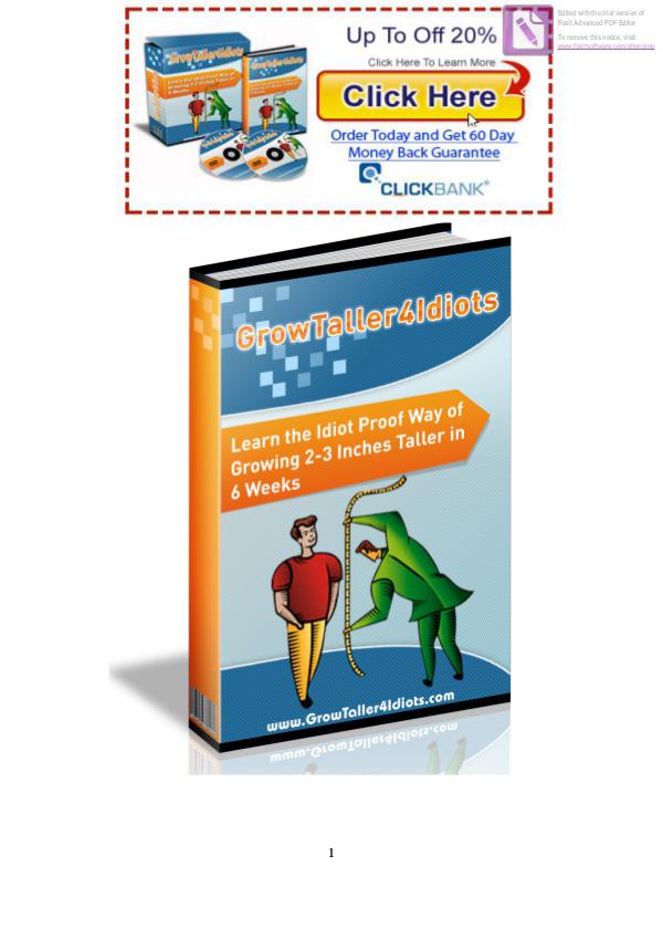 Grow Taller 4 Idiots Pdf Exercises Full Version Free Download Darwin Smith Book Joomag Newsstand